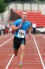 Richard Kilty (Gateshead) 100 metres at the Gateshead Tartan Games Open.